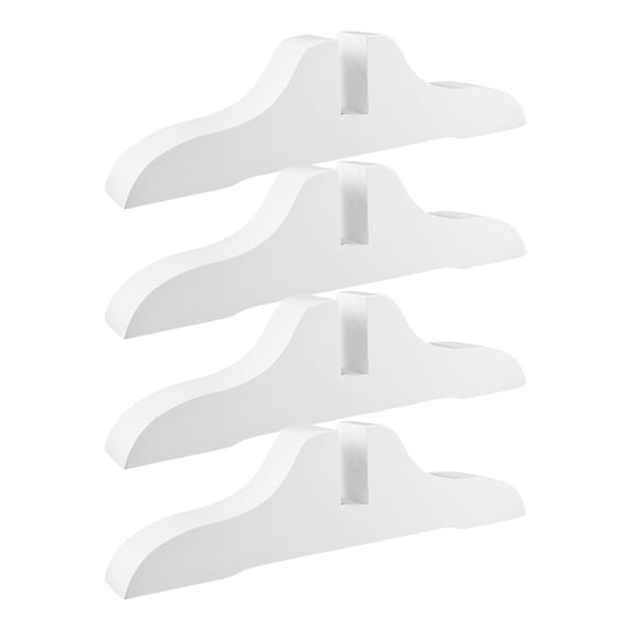 GAXIRE 4Pcs Wooden Room Divider Support Base for Stability and Movement Prevention, Homeowners Use, Partition Accessories