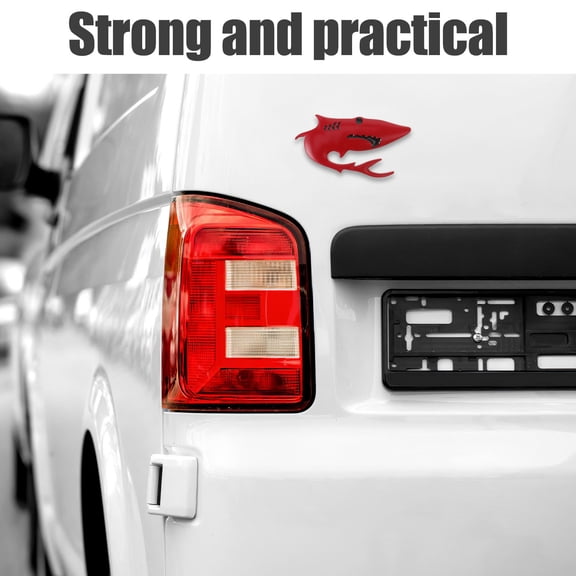 GAXIRE 4-Pack Car Logo Metal Stickers with Strong Adhesive, Auto Body Decals for Trucks and Vehicles