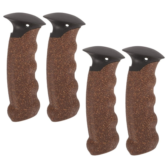 GAXIRE 4Pcs Walking Stick Handle Grip made of Cork for Comfortable Outdoor Use