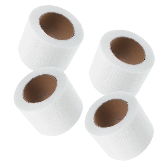 GAXIRE 4Pcs Fiberglass Mesh Drywall Joint Tape for Wall Crack Repair and Seam Finishing