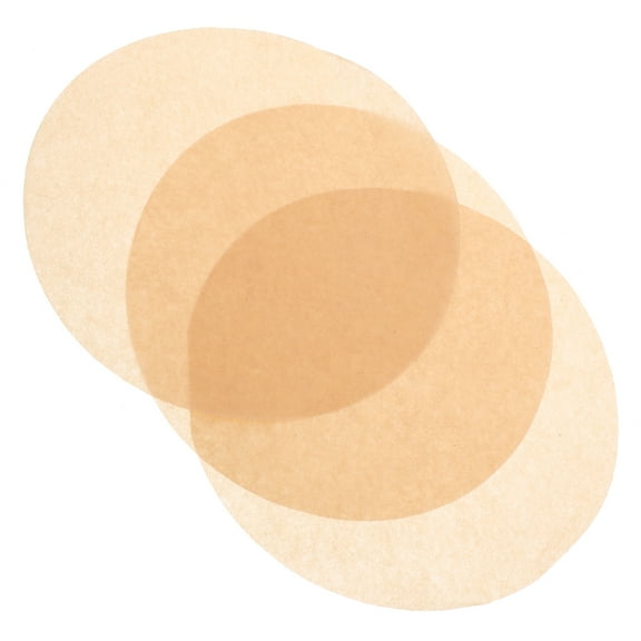GAXIRE 500Pcs Light Brown Parchment Baking Paper Sheets Nonstick Oil Absorbing for Home Use