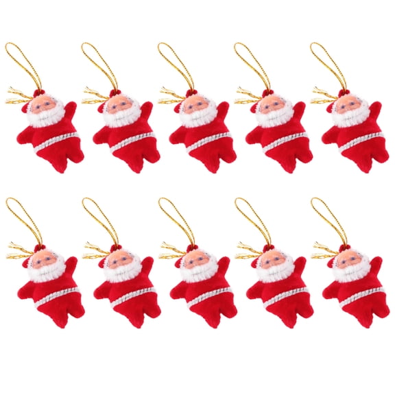 GAXIRE Miniature Santa Figurines Multi 50Pcs