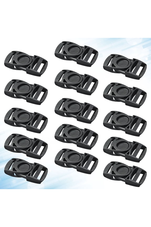 50Pcs Universal Plastic Belt Buckles Multifunctional Release Buckle for Luggage Use