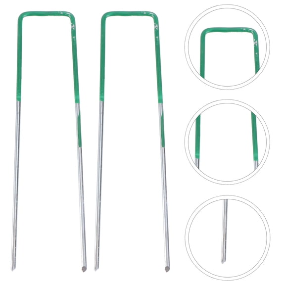 GAXIRE 50pcs Pegs with Beveled Tips for Easy Insertion in Lawn, Garden, Camping, and Outdoor Use