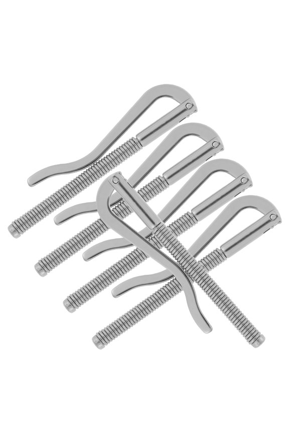 5-Pack Metal Spring Money Clips for Wallets, Secure Cash and Card Holder, Cash Clip Set