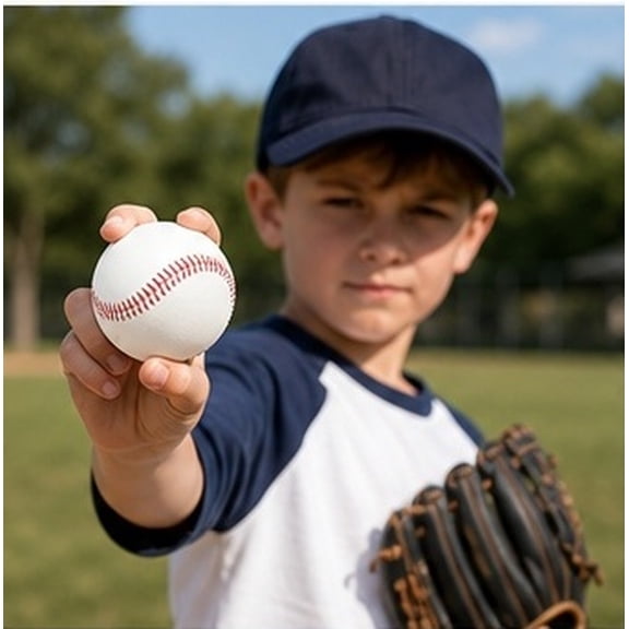 GAXIRE 5Pcs No 9 Baseball Training Balls White PU Foam Soft Reduced Impact Baseballs for Indoor and Outdoor Practice