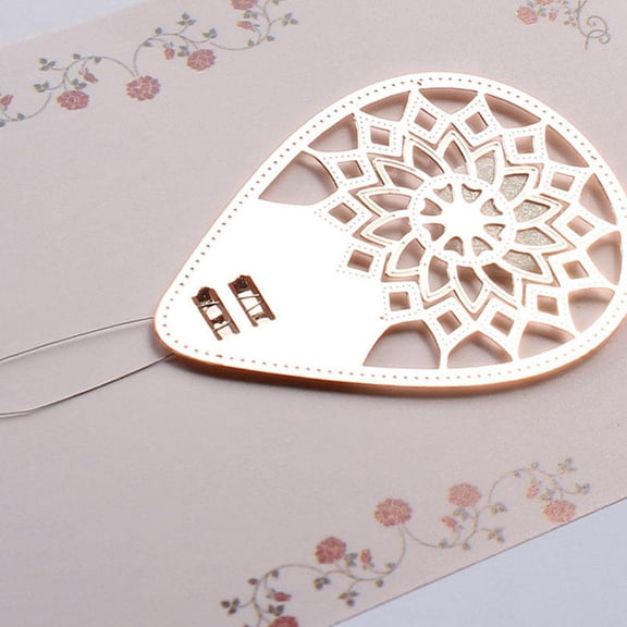 GAXIRE 5Pcs Sewing Needle Threaders Copper Threading Assistance Thumb Shaped Rose Gold