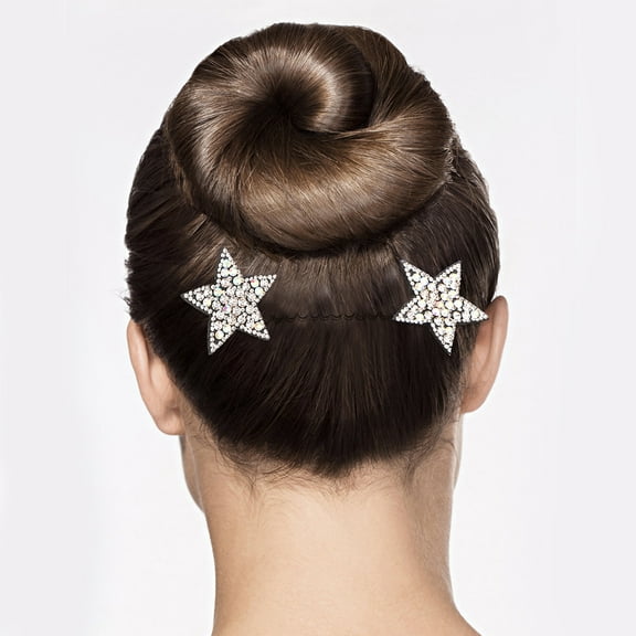 GAXIRE 5Pcs Star Hair Combs for Women Everyday Use and Special Occasions Plastic