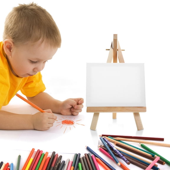 GAXIRE 5pcs Small Panels for Oil Painting Practice, Student Art Supplies, Portable Painting Canvas