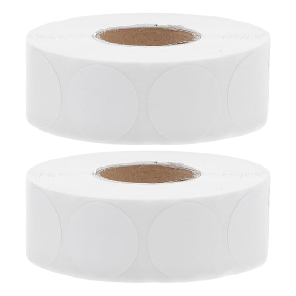 GAXIRE 5rolls Round Label Stickers: Self-Adhesive Dot Stickers Envelope Seals 1.3cm Diameter For Office Retail Home Classroom Warehouse Food Service