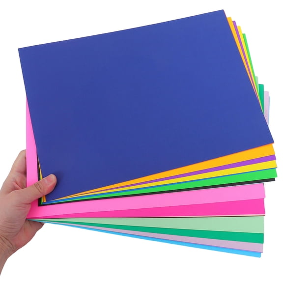 GAXIRE 60pcs Colored Cardstock Bulk Assorted Color For Colour Recognition Students Art Projects