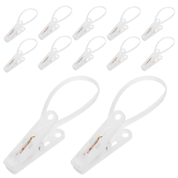 GAXIRE 60pcs Plastic Sock Organizer Clips Windproof Laundry Clips for Travel and Home Use