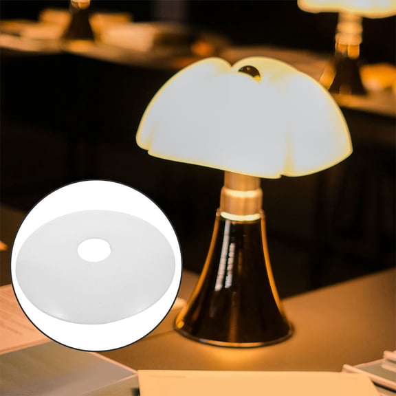 GAXIRE 6PCS Round Metal Ceiling Light Plates White Fixture Parts for Home Lighting Decoration and Replacement