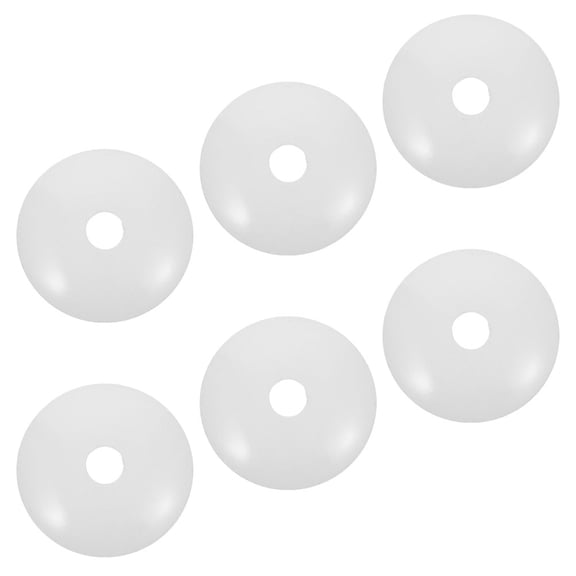 GAXIRE 6PCS White Metal Vintage Ceiling Light Base Plates for Interior Design, Ceiling Fixture Accessories