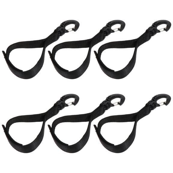 GAXIRE 6Pcs Kayak Paddle Rope Hooks Tied Strap Safety Rope Kayaking Accessories