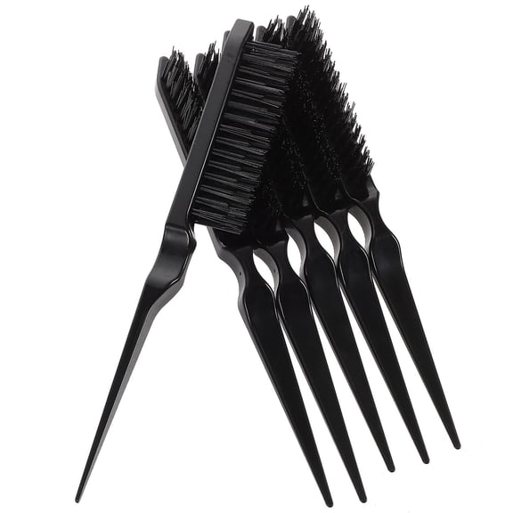 GAXIRE Set of 6 Double-Sided Hair Teasing Brushes with ABS Material for Daily Hair Styling and Hairdressing Use