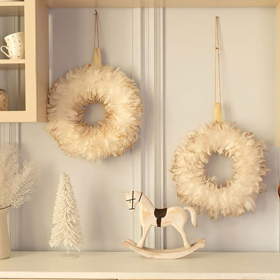 GAXIRE 6 Pcs Foam Wreath Forms for Crafts, Wreath Kit, Winter Wreath Making Supplies, Floral Foam for Holiday Decor