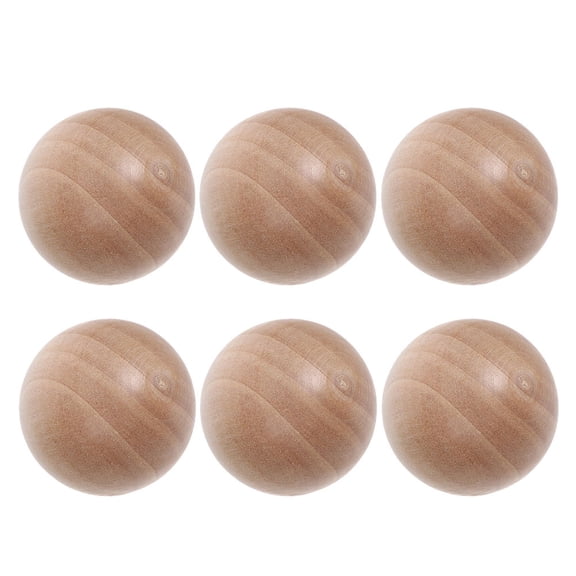 GAXIRE 6-Pack Round Wooden 1.2 Inch Diameter for Crafts, Projects, Home Decor and Educational Use