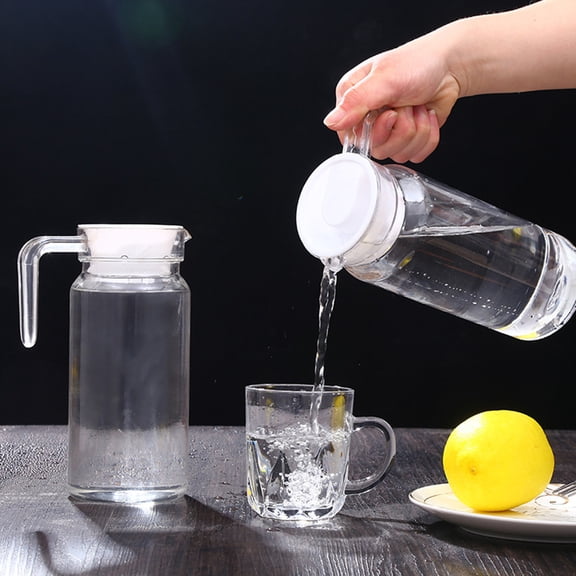 GAXIRE 6-Pack White Polypropylene Pitcher Lids for Tea Leaf Separation, and Easy to Clean, Ideal for Home Use