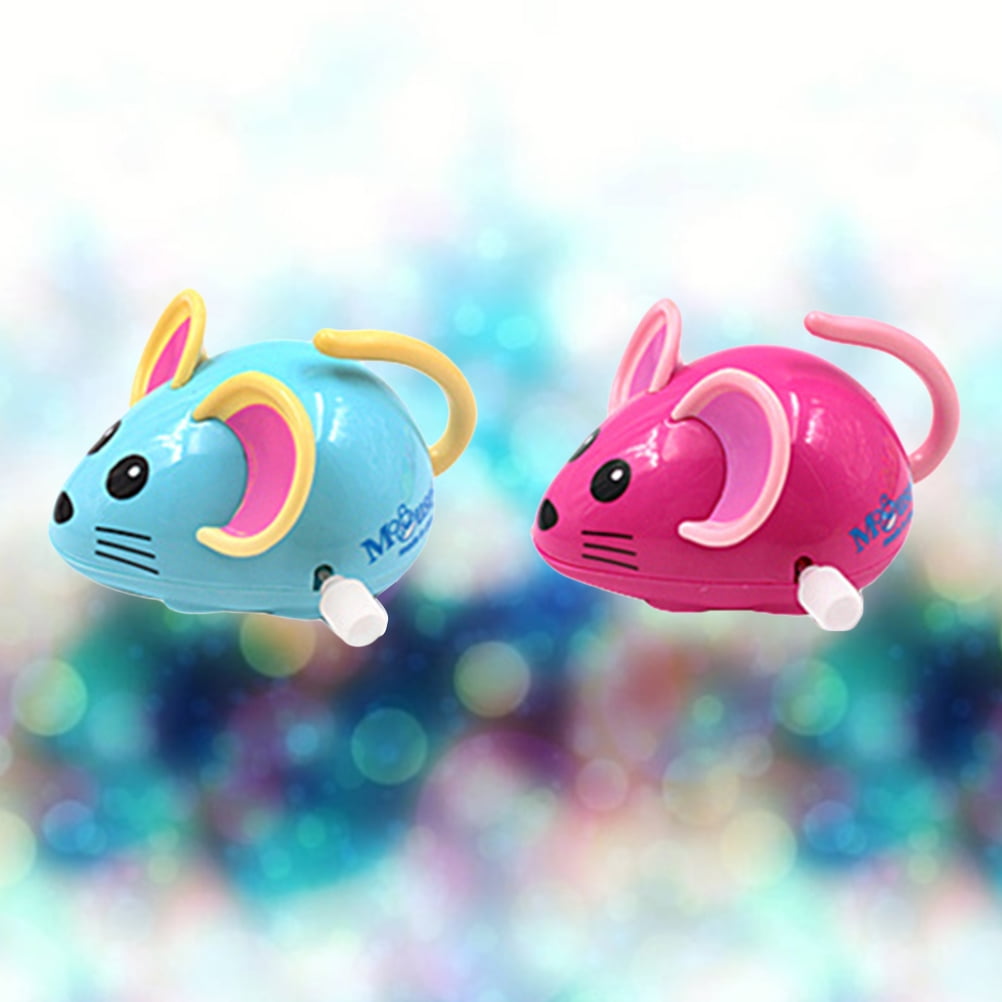 GAXIRE 6Pcs Wind-Up Toys for Kids Assorted Color Plastic Funny Design ...
