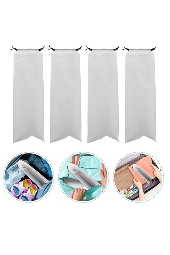 6pcs Portable Umbrella Cover Waterproof PE For Daily Use Simple Design
