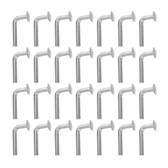 GAXIRE 80pcs Heavy Duty Locking Hitch Pins 48mm Iron Safety Pins for Pallet Rack Shelving and Home Use