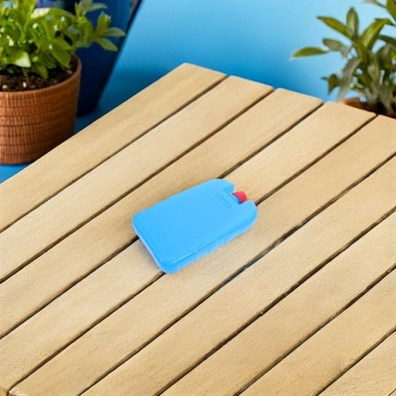 GAXIRE 8Pcs Portable Blue Ice Packs for Cooler Insert with Refillable and Flexible Design