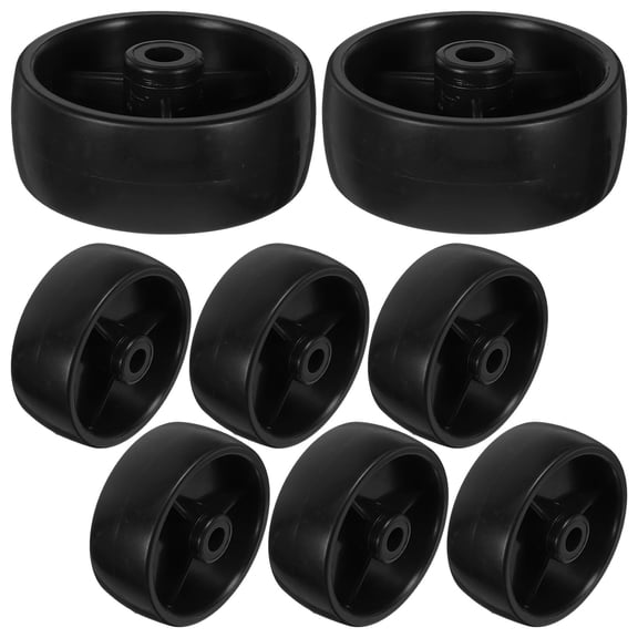 GAXIRE 2.5 Inch Black Dual-Axle Universal Caster Wheels Replacement