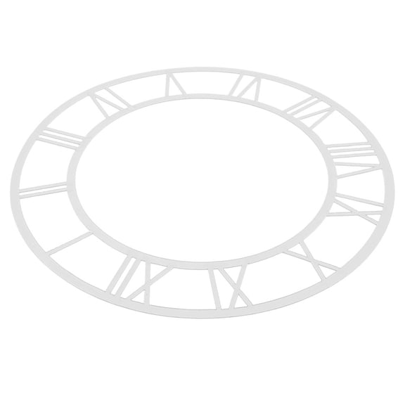 GAXIRE Acrylic Silver Round Mirror Clock Time Display Wall Clock Sticker 1Pcs