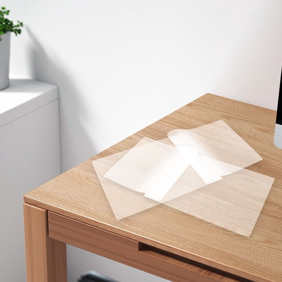 GAXIRE Alasum 100Pcs Laminator Carrier Sleeves Transparent Laminating Film for Secure Document Protection