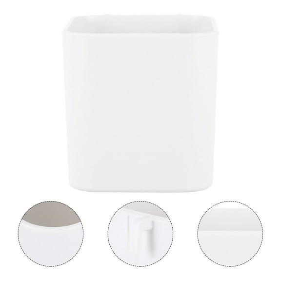 GAXIRE Alasum 1Pc Plastic Pegboard Organizing Bins White for Keeping Workspace Clean and Organized
