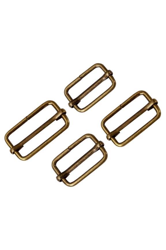 20PCS Slide Belt Connection Roller Buckles Bag Strap Adjustable Metal Pin Buckles for Backpack Suitcase Clothes(Bronze)
