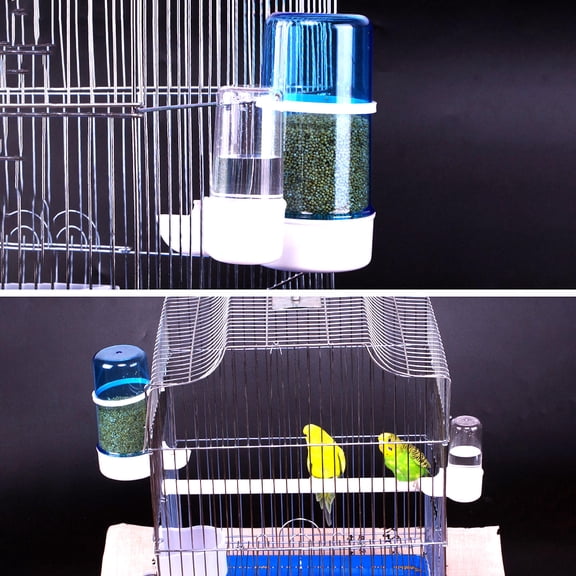 GAXIRE Parrot Automatic Drinking Device Pet Drinking Water Feeder 3Pcs