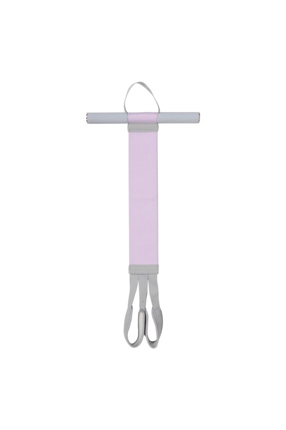 Alasum Elastic Violet Exercise Bands with Handles for Full Body Stretch and Sit Up Support