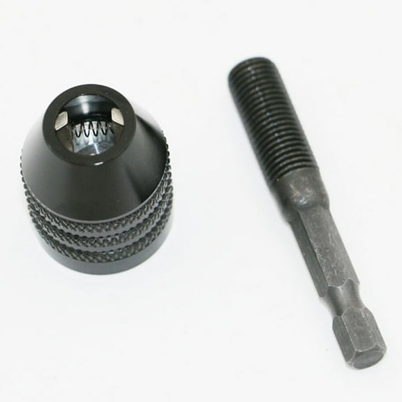 GAXIRE Aluminum Alloy Drill Chuck Keyless Black for Machining with Quick Lock Feature