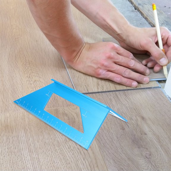 GAXIRE Aluminum Alloy Square Tool with Ruler for Precise Marking and 45 90 Degree Measurements