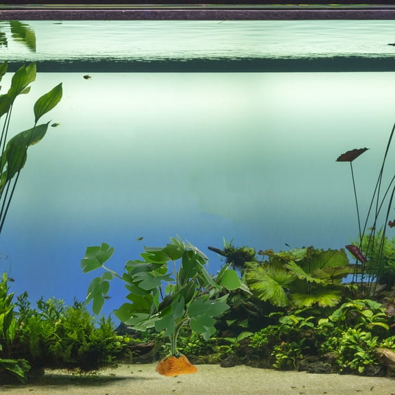 GAXIRE Green Artificial Aquarium and Terrarium Water Grass Decoration, Realistic ABS Material, Easy to Clean and Maintain