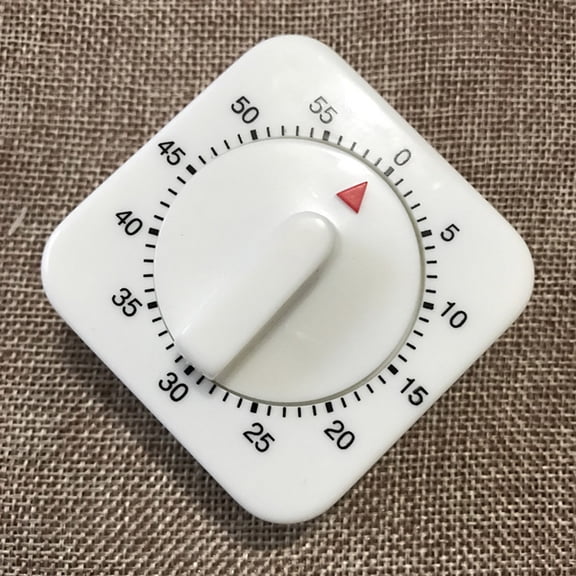 GAXIRE Automatic Timer for Kitchen Plastic Cement Time Management for Frying 1Set