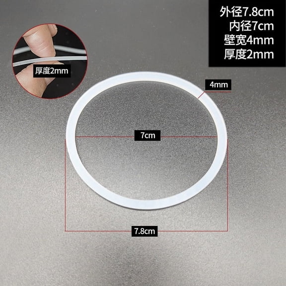 GAXIRE 6pcs Leak-Proof Silicone for Insulated Cups, Replacement Seals for Daily Drinking, White