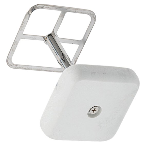 GAXIRE Bathroom Toothbrush Holder Makeup Brush Stand Stainless Steel Resin Base Toothpaste Storage Rack