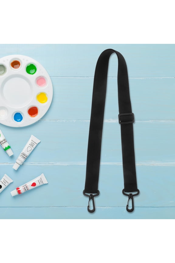 Black Adjustable Strap for Everyday Use, Strap for Bags, Luggage, and Accessories, 1 Set