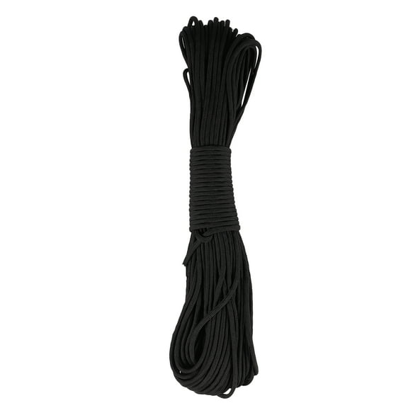 GAXIRE Black Camping Rope with Cores for Outdoor Use Made of Polypropylene and Polyester 4mm Diameter