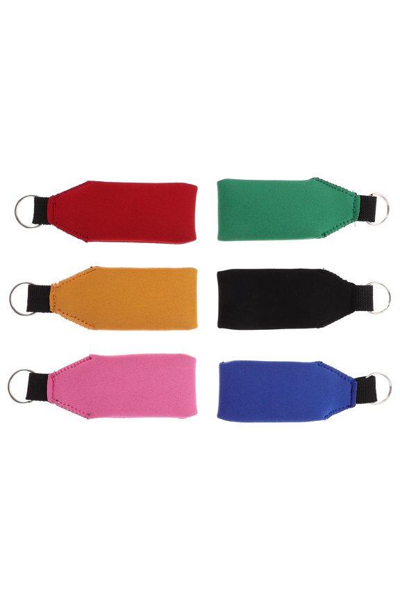 Floating Key Chains for Boats Neoprene Blue Friends Water Skiing 6pcs