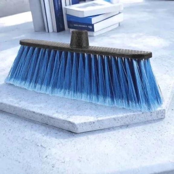 GAXIRE Broom Handle Replacement Parts Plastic Broom Head Assorted Color 1Set