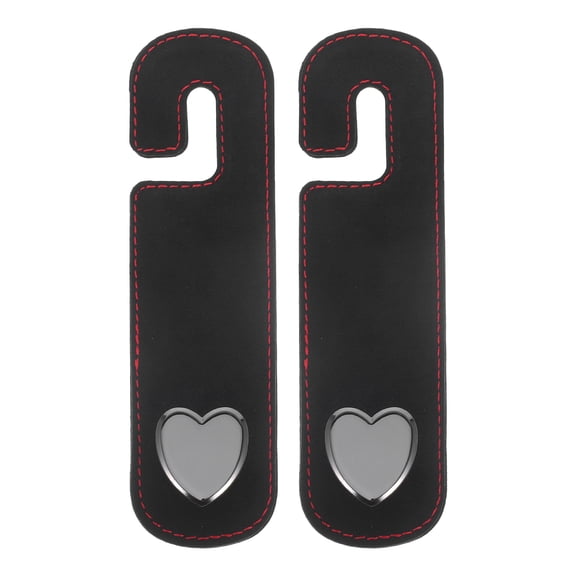 GAXIRE Car Seat Hooks for Headrest 2Pcs Black Zinc Alloy for Use