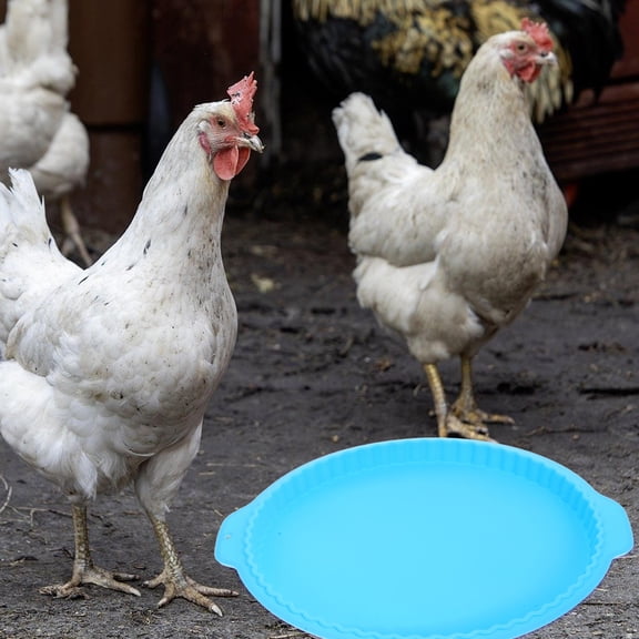 GAXIRE Chicken Nesting Box Pads Washable Silicone Bedding Mat for Home Chicken Coop Sky Blue