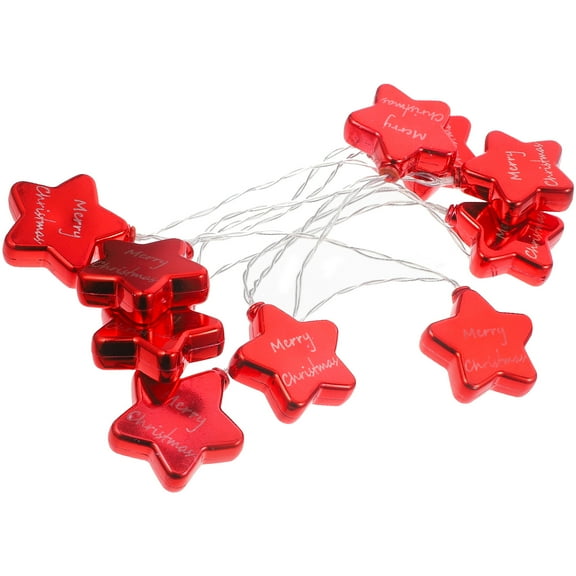 GAXIRE Red LED Christmas Lights Gar for Bedroom Fireplace and Holiday Room Decor