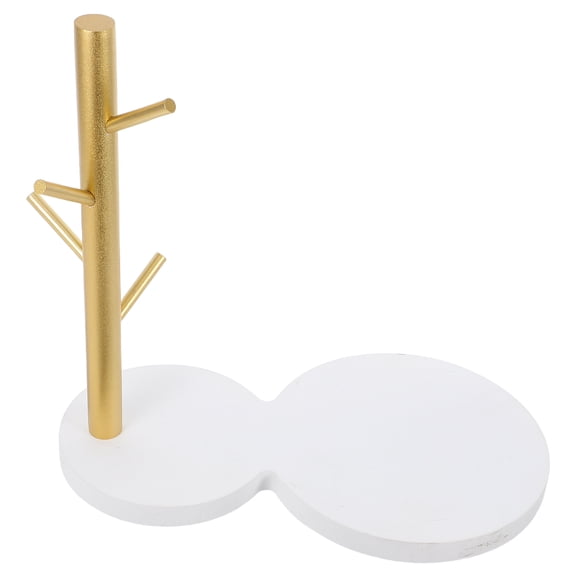 GAXIRE Coffee Cup Hanger Wood Round Style 1Pcs For Homeowners