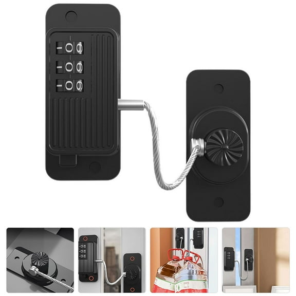GAXIRE Combination Lock for Cabinets and Kitchen Cupboards, Secure 1 Piece, Child , and Easy to Use