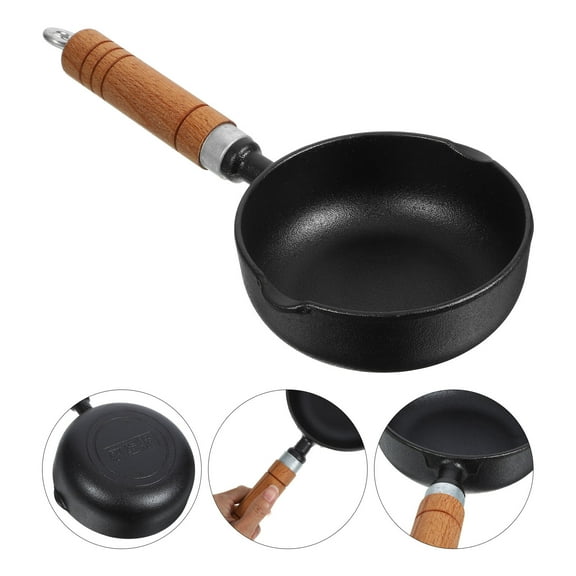 GAXIRE Pot with Lid Small Sauce Pot Iron Melting Caramel Kitchen Utensil 1Pcs
